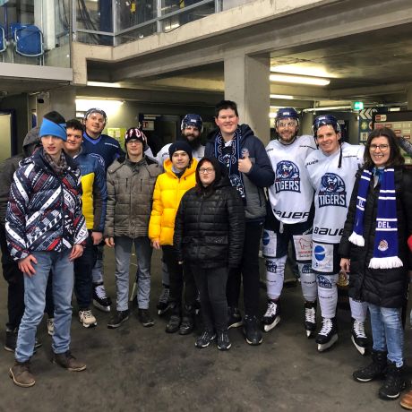 Besuch bei den Straubing Tigers