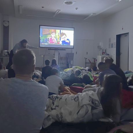 Eine Nacht in der Schule